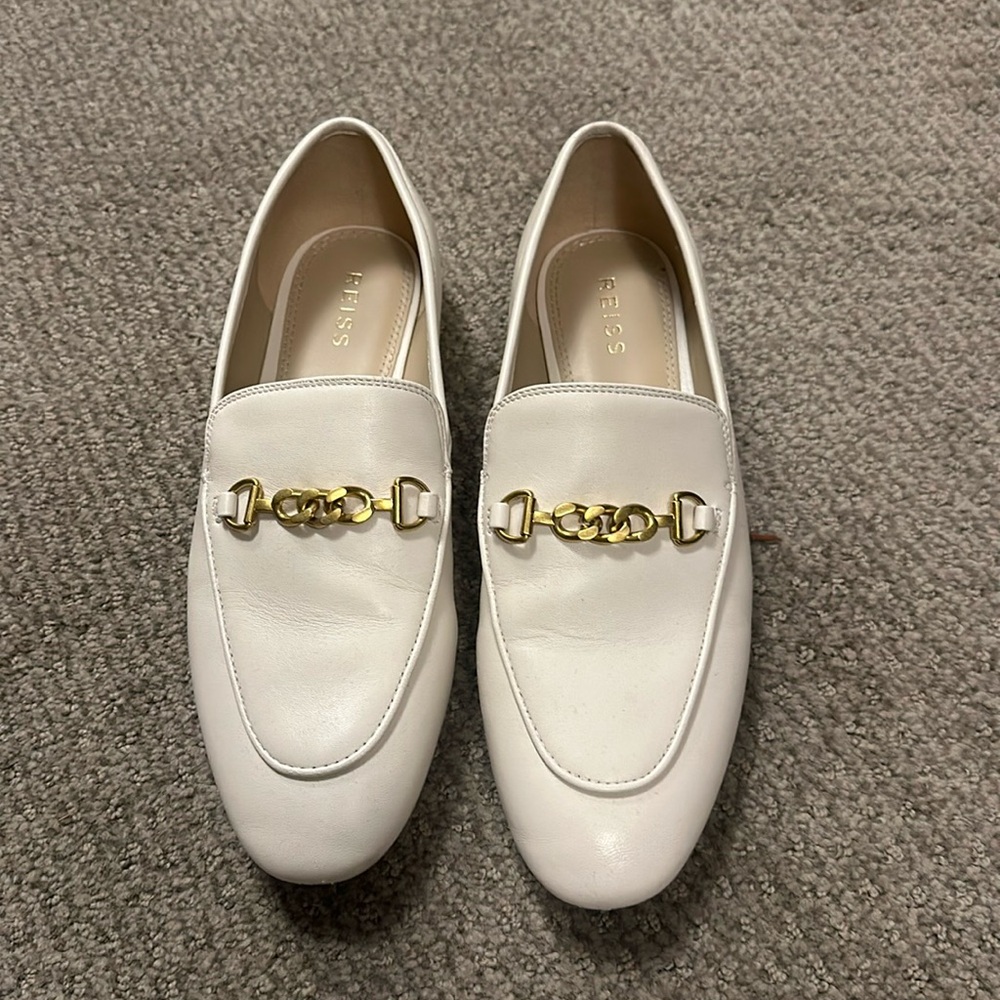 Reiss Off White Evan Loafers - Worn Once - Size 40